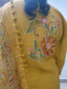 ✨ 🌻 SUNSHINE MUSTARD HAND-PAINTED LUXE 🌻 ✨