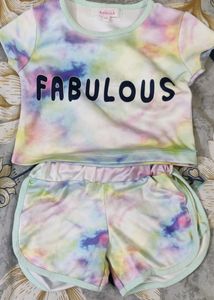Combo For Himanshi Multicolored Text Print Set