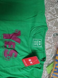 Cute Green Graphic Tee