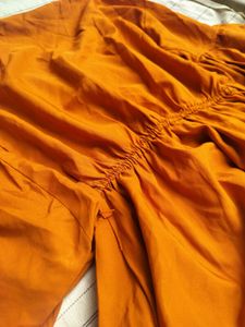 Orange Bell Sleeve Top