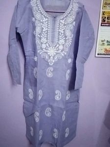 Elegant Lavender Kurta Set