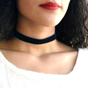 Black Ribbon Chokers