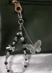 Beaded Butterfly Charm