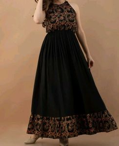 Beautiful Anarkali Style Long Maxi Dress