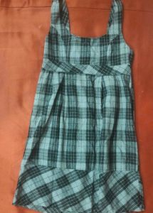 cute korean Plaid Pinafore Dress 👗🌸 for women