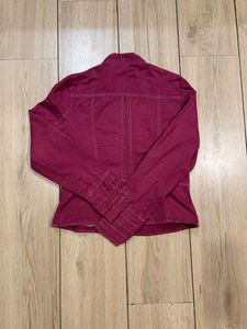 Apt. 9 Burgundy Button-Up Jacket - Size S
