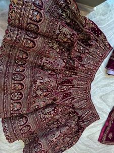 heavy Rajwadi Work bridal Lahnga