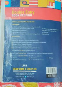 T.S. Grewal&#39;s Double Entry Book Keeping 2024