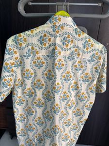 Floral Print Short Sleeve Shirt