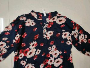 Colorful Flower ful Top