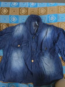 Denim Button-Down Shirt
