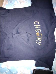 Cherry Graphic Twist Tee