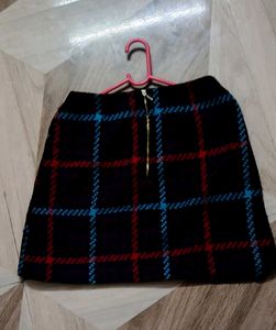 Plaid Mini Skirt
