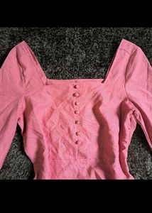 Pink Casual Mini Dress