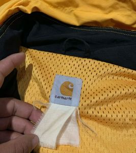 Carhartt Yellow Hooded Jacket