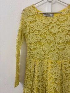 Yellow Lace Dress