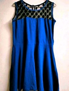 Blue Polka Dot Dress