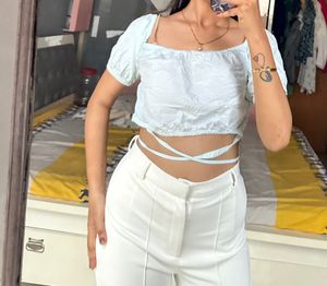 Light Green/ Blue Color Top