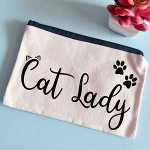 Cat Lady Pouch - Adorable Accessory!