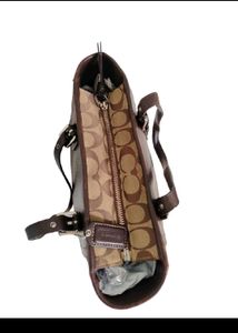 Authentic Coach Signature Shoulder Tote Bag