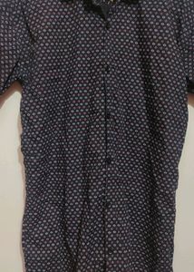 Black ⚫ Printed Shirt For Boy Or Men 38 Chest