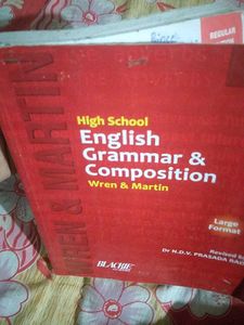 High School English Grammar Wren And Martin