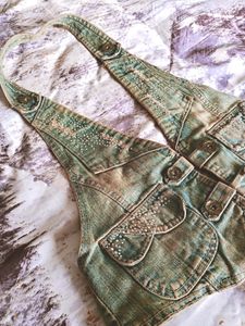 Demin Waist Coat.. free size