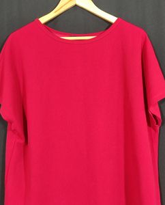 Shein Maroon Top For Woman