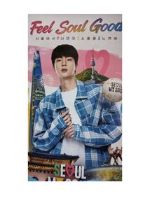 BTS JIN Feel Seoul Good Poster
