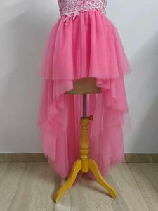 Pink Lace &amp; Tulle Party Dress