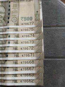 Five Hundred Rs Holy Number 786 Notes Pack Of 10