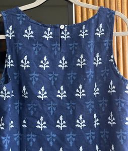 Indigo Cotton Kurti