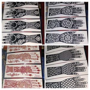 Mehndi Tattoo Stencil Set
