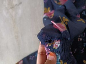 Floral Print Dress (one restitch needed)