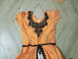 Orange Salwar Kameez