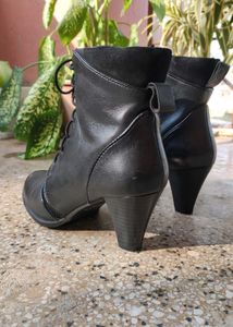 Victorian Era Style Black Boots