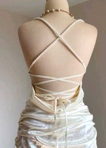Bodycon Dress With Beads Saphegatti Sleeve