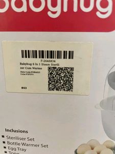6-in-1 Sterliser Steamer Cum Warmer
