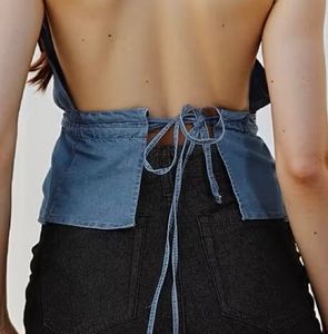 Denim Halter Top