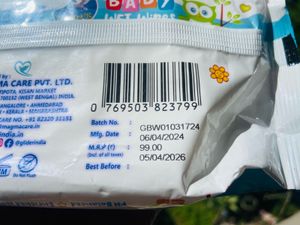 Baby Wet Wipes - 72 Count Set Of 2