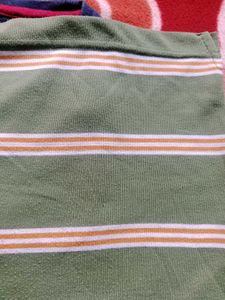 2 Piece Blue Green Round Polo neck Mens Tshirt