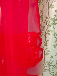 sexy Red Lace Lingerie Nightgown