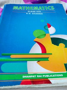 Mathematics R.D.Sharma Class 8 (VIII)
