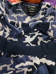Cool Camo Print Sweatshirt