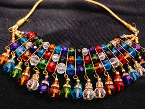 Colorful Beaded Necklace Set