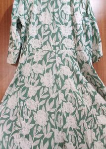 Cotton Gown And Duppatta New With Tag