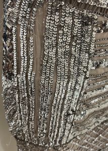 Silver Sequinned Dress
