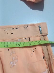 Vintage Orange Skirt Set