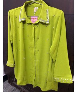 Cord Set Lime Green Embellished