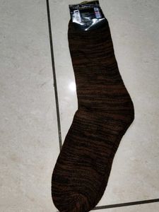 Brown Striped Socks
